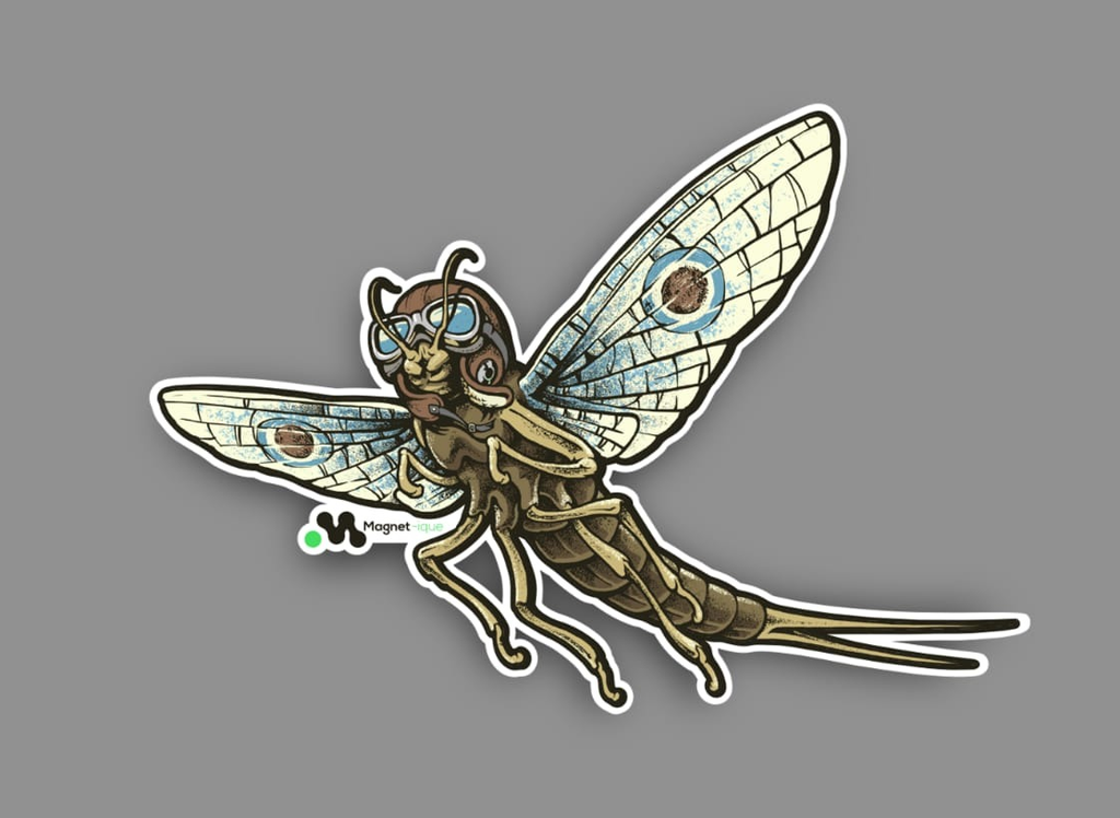 Mayfly Sticker